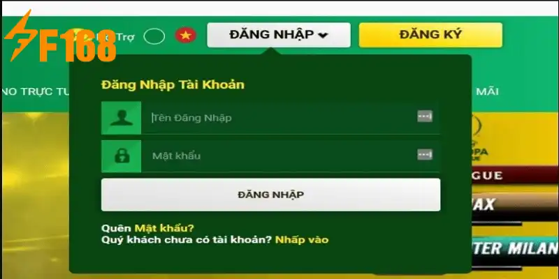 Chi tiết đăng nhập F168 qua vài bước thao tác đơn giản